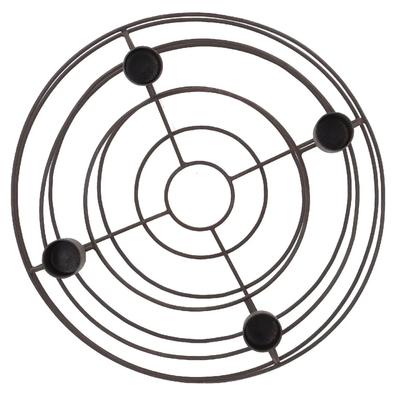 Clearance Adventskranz Rustik, Stabkerzen/braun Matt, 25 Cm Weihnachtsdeko|Weihnachten