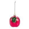 Clearance Anhänger Frucht, Apfel/rot, 7.5 Cm Weihnachtsbaumschmuck