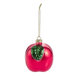 Clearance Anhänger Frucht, Apfel/rot, 7.5 Cm Weihnachtsbaumschmuck
