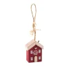 Hot Anhänger Haus Mit Spruch, Rot, 6 Cm Shop The Look Xmas|Weihnachtsbaumschmuck