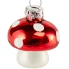 Outlet Anhänger Minipilz, Rot, 4,5 Cm Weihnachtsbaumschmuck|Adventskränze & Zubehör