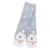 Clearance Anti-Rutschsocken Xmas, Eisbär Hellblau, Größe 36 - 41 Geschenkideen|Fashion