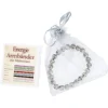 Outlet Armband Edelstein-Energie, Dalmatinerstein/grau/schwarz Geschenkideen|Fashion
