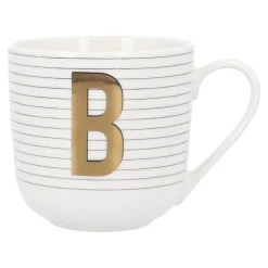 Discount Becher Buchstabe/Streifen, B, 450 Ml Küche|Weihnachtsbecher