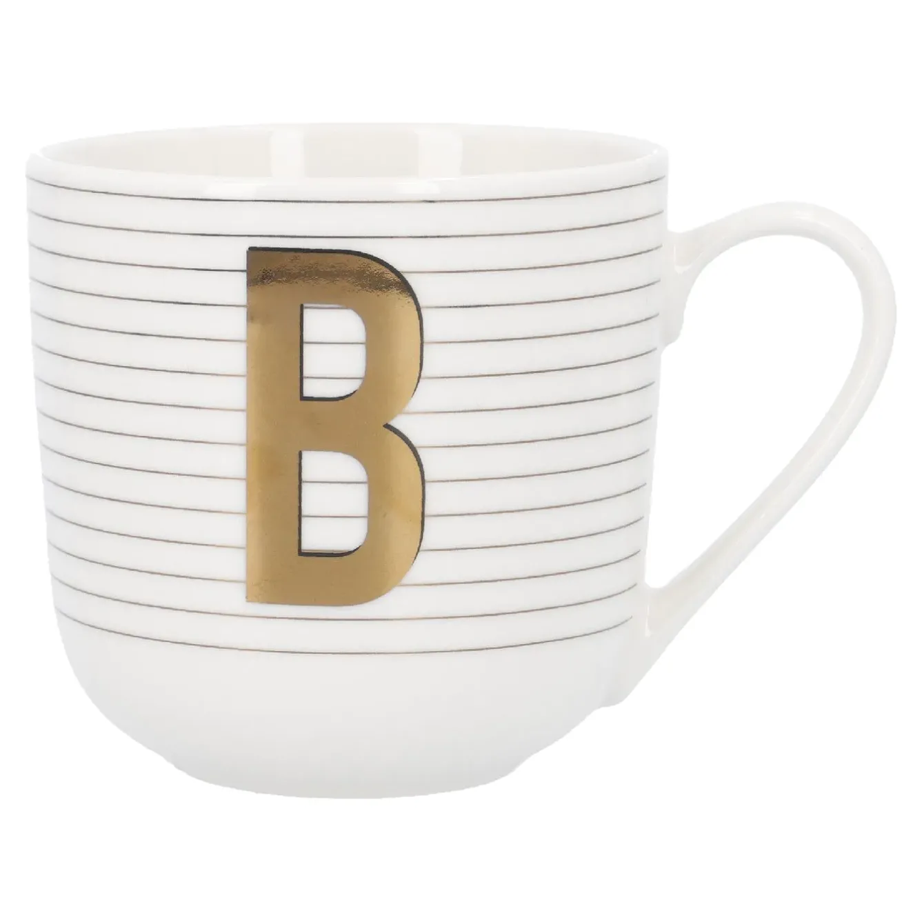 Discount Becher Buchstabe/Streifen, B, 450 Ml Küche|Weihnachtsbecher
