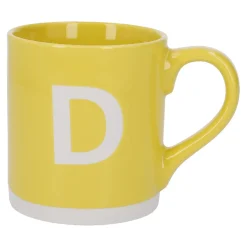Hot Becher Buchstabe/Uni, D/gelb, 440 Ml Küche