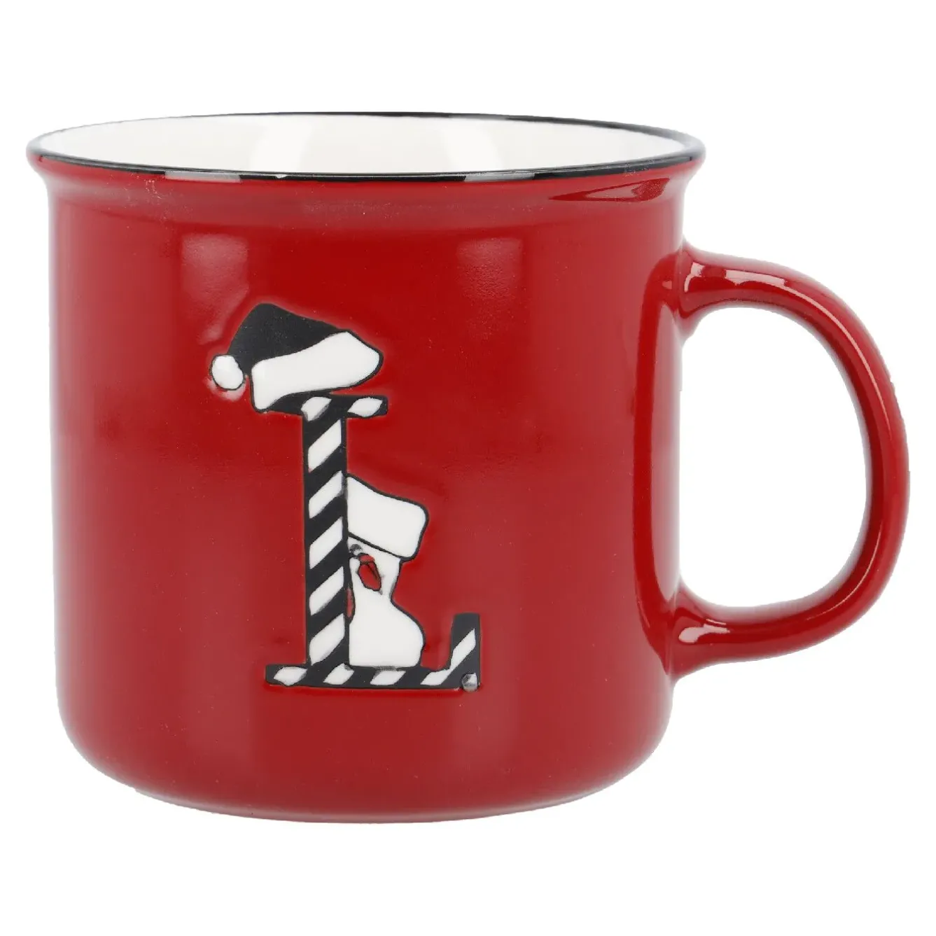 Best Becher Buchstabe/Weihnachten, L/Streifen, 540 Ml Küche|Weihnachtsbecher