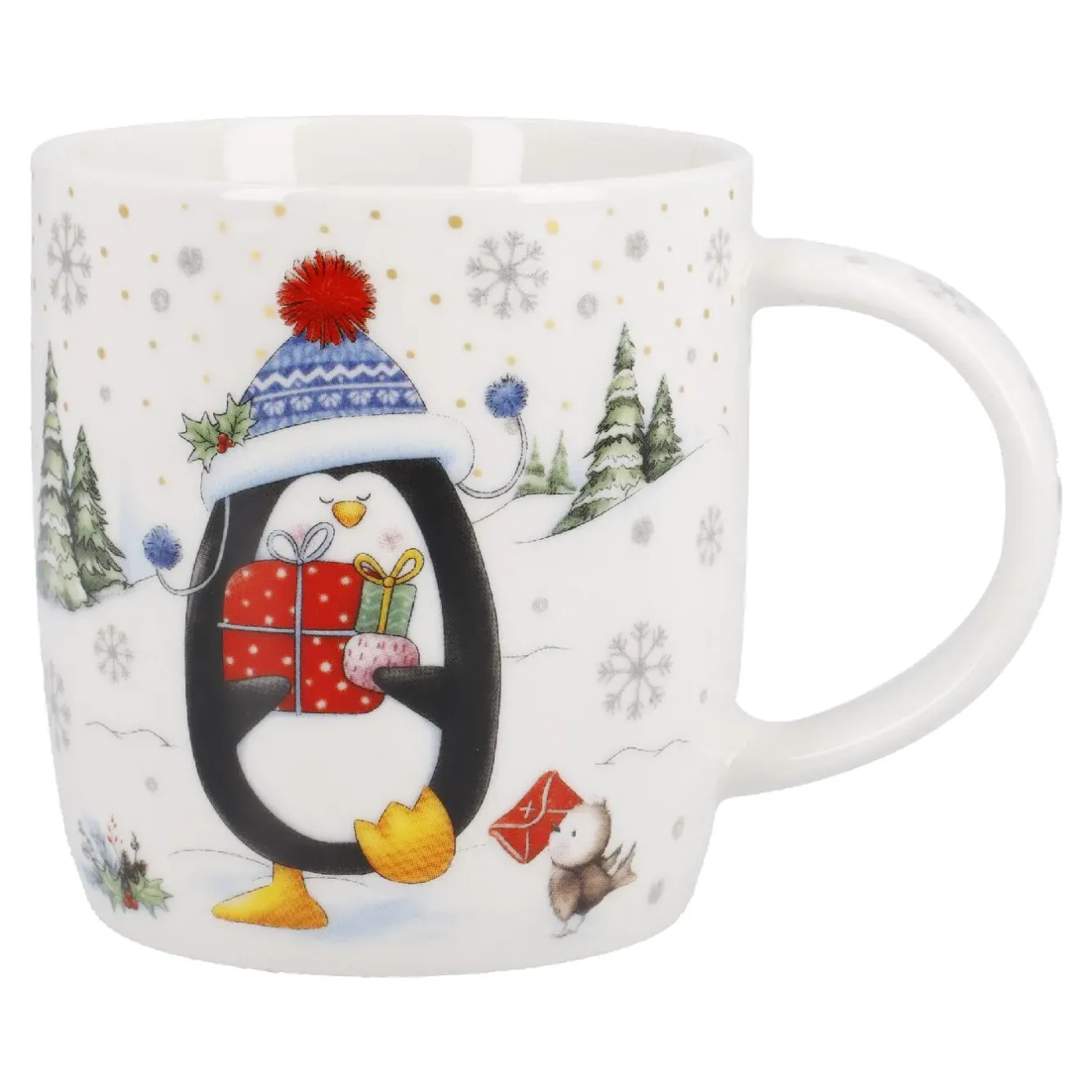 Online Becher Xmas/Motive, Pinguin Groß, 350 Ml Küche|Weihnachtsbecher