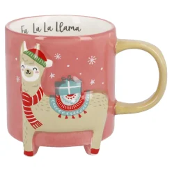 Outlet Becher Xmas/Tierfuß, Lama, 480 Ml Küche|Weihnachtsbecher