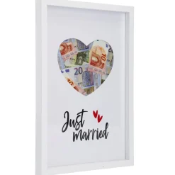 Sale Bilderrahmen Geldgeschenk, Just Married, 20 X 30 Cm Hochzeitsgeschenke|Bilderrahmen