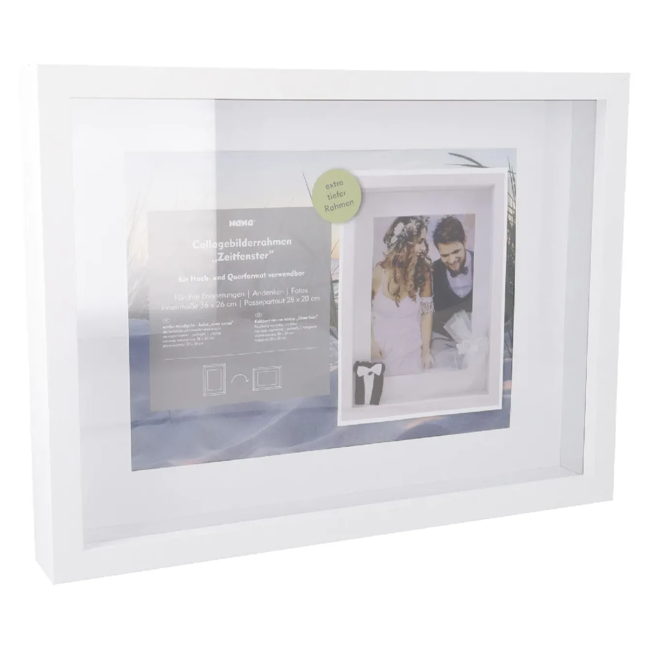 Online Bilder-Wechselrahmen, Tief, Weiß, 36 X 26 Cm Hochzeitsgeschenke|Bilderrahmen