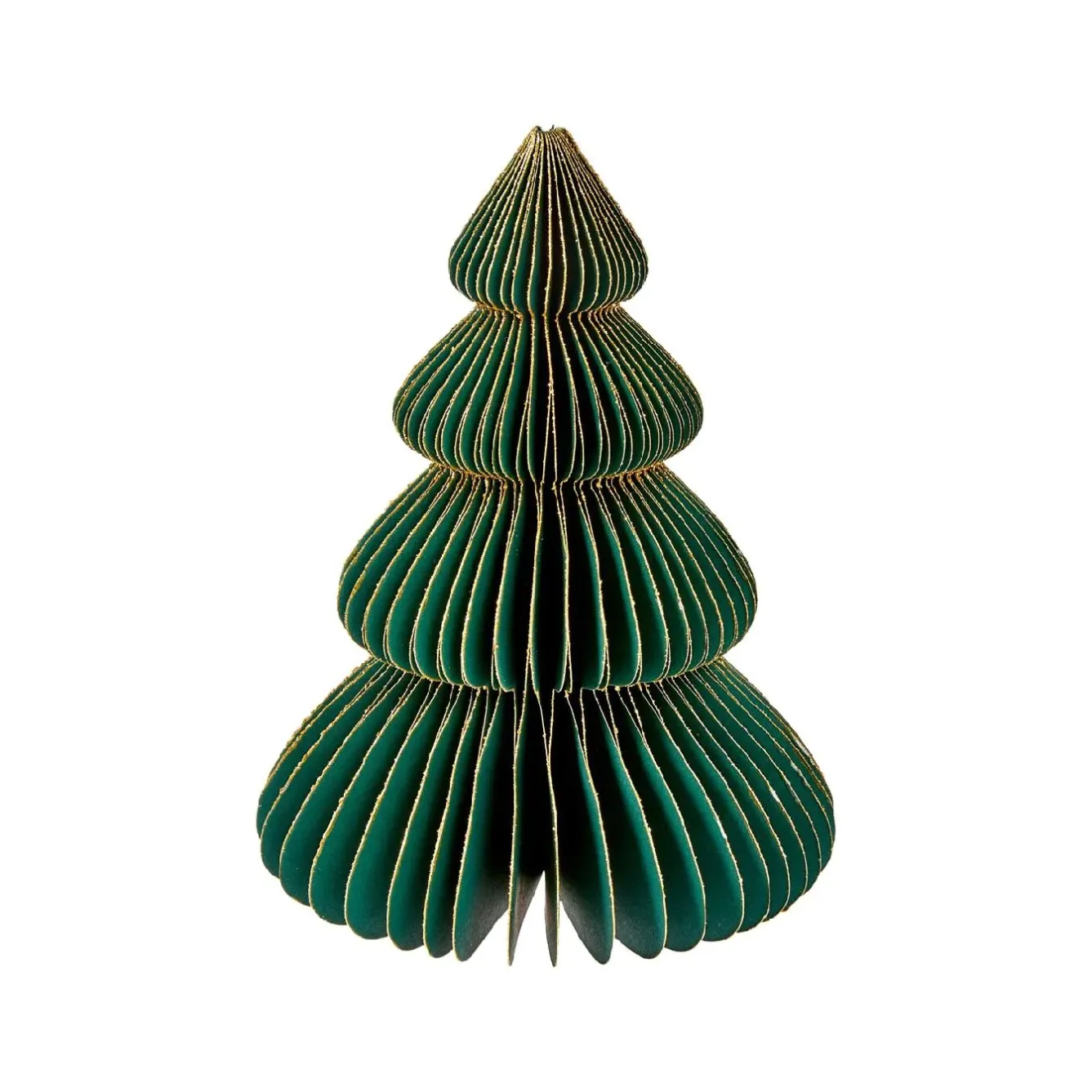 Hot Deko-Baum Wabe, Dunkelgrün/4 Stufen, 15 Cm Weihnachtsdeko|Weihnachten