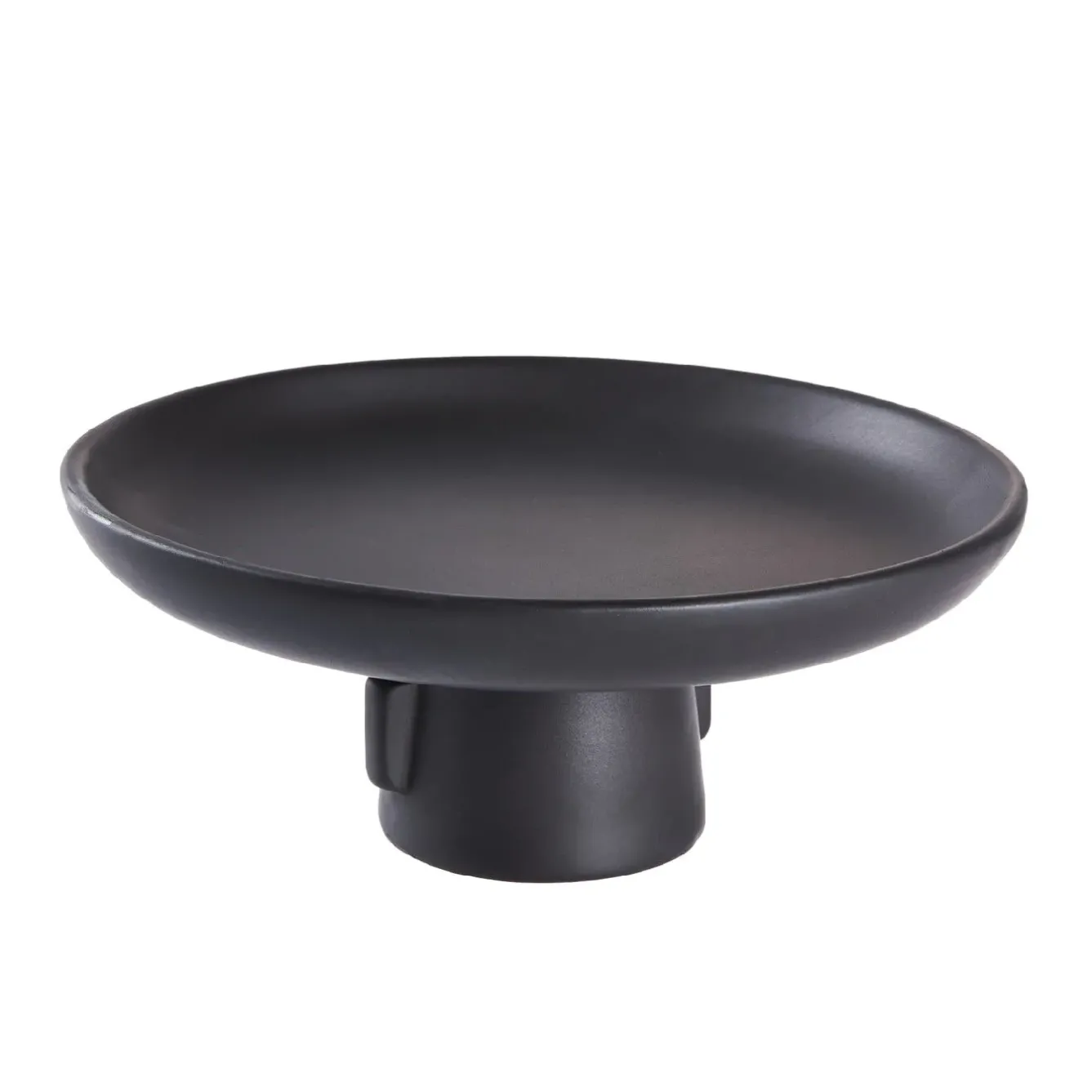 Online Deko-Schale Auf Fuß, Schwarz, 20 Cm Küche|Schalen & Tabletts