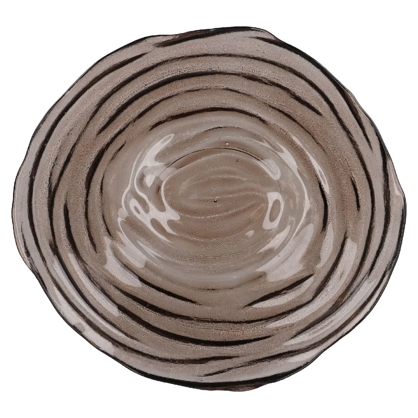 New Deko-Schale Tornado, Taupe, 32 Cm Schalen & Tabletts