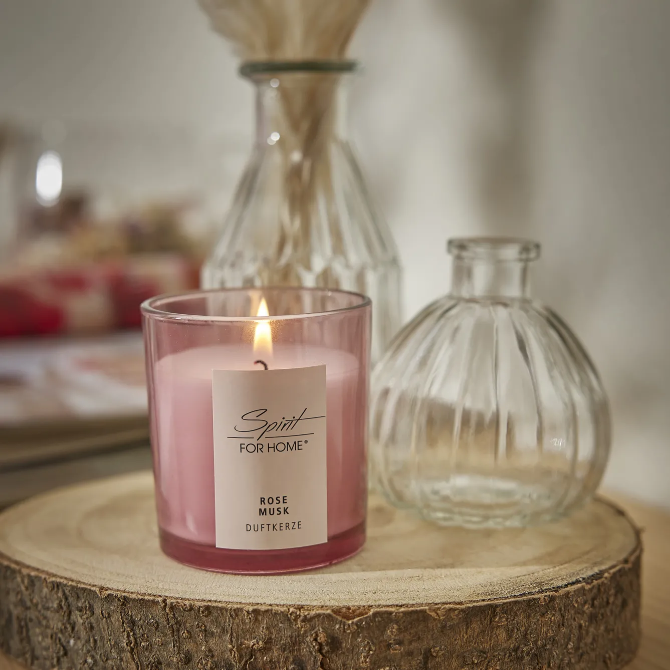 Sale Duftkerze Home, Rose/Musk, 140 G Geschenkideen|Raumdüfte