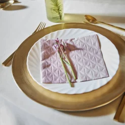 Outlet 6er Set Dekoteller, 33 Cm, Gold Tischdeko Hochzeit|Hochzeitsdeko