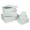 Outlet 6er Set Geschenkkarton Uni, Hellsalbei Geschenkverpackung|Organisation