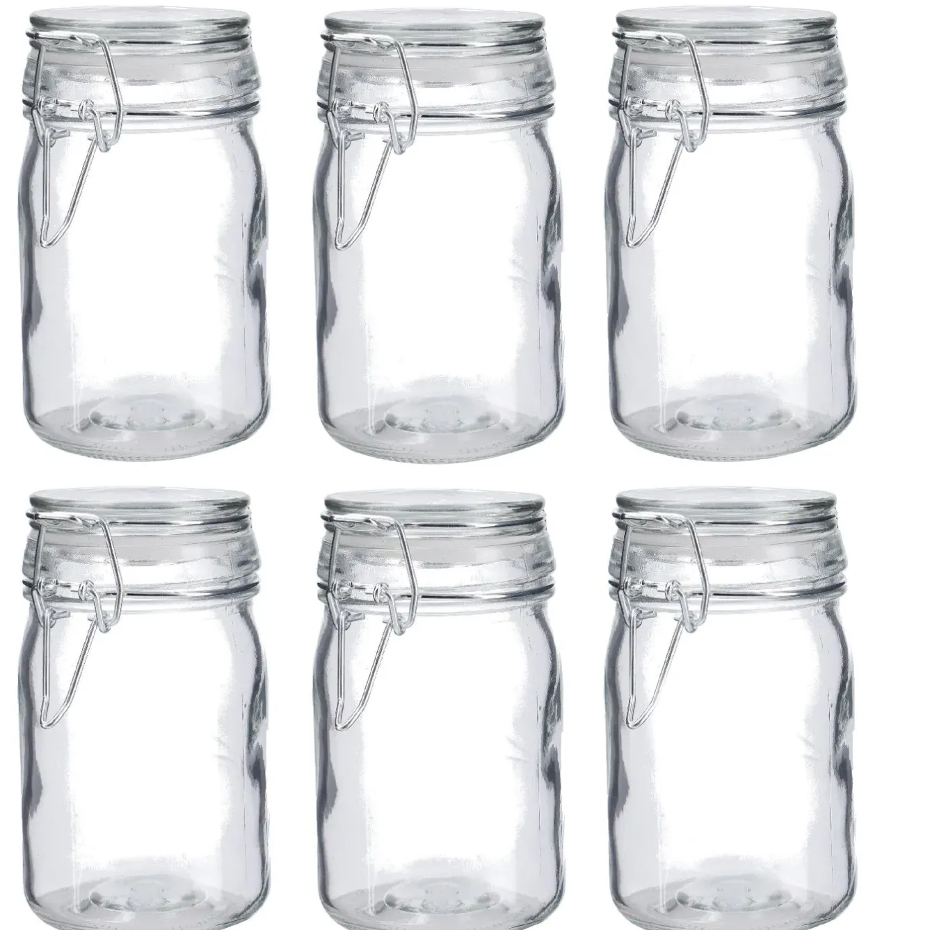 6er Set Vorratsglas Mit Bügelverschluss, 250 Ml Gastgeschenke|Salty- Und Candybar