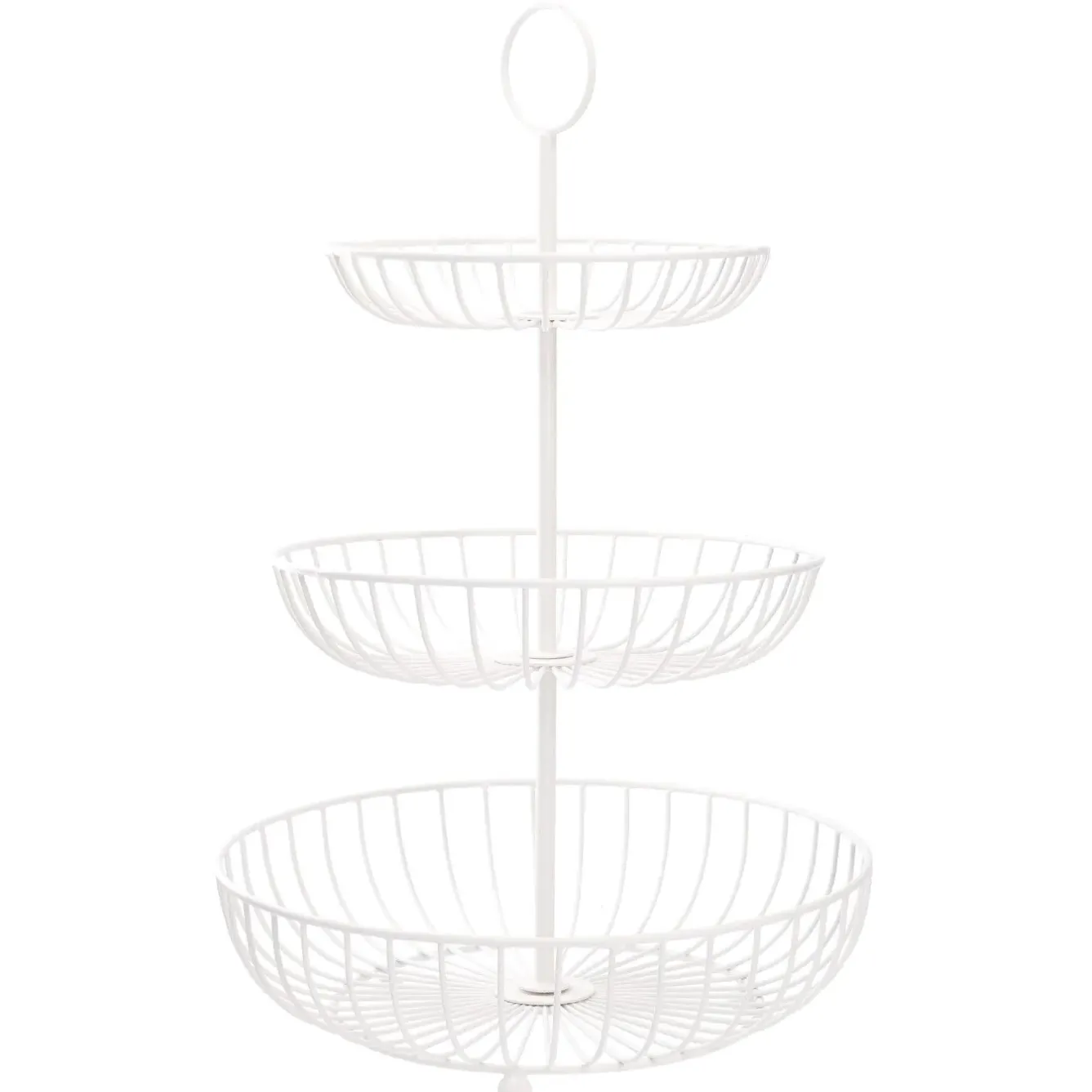Best Etagere 3 Körbe, Weiß, 47 Cm Salty- Und Candybar|Raumdeko Hochzeit