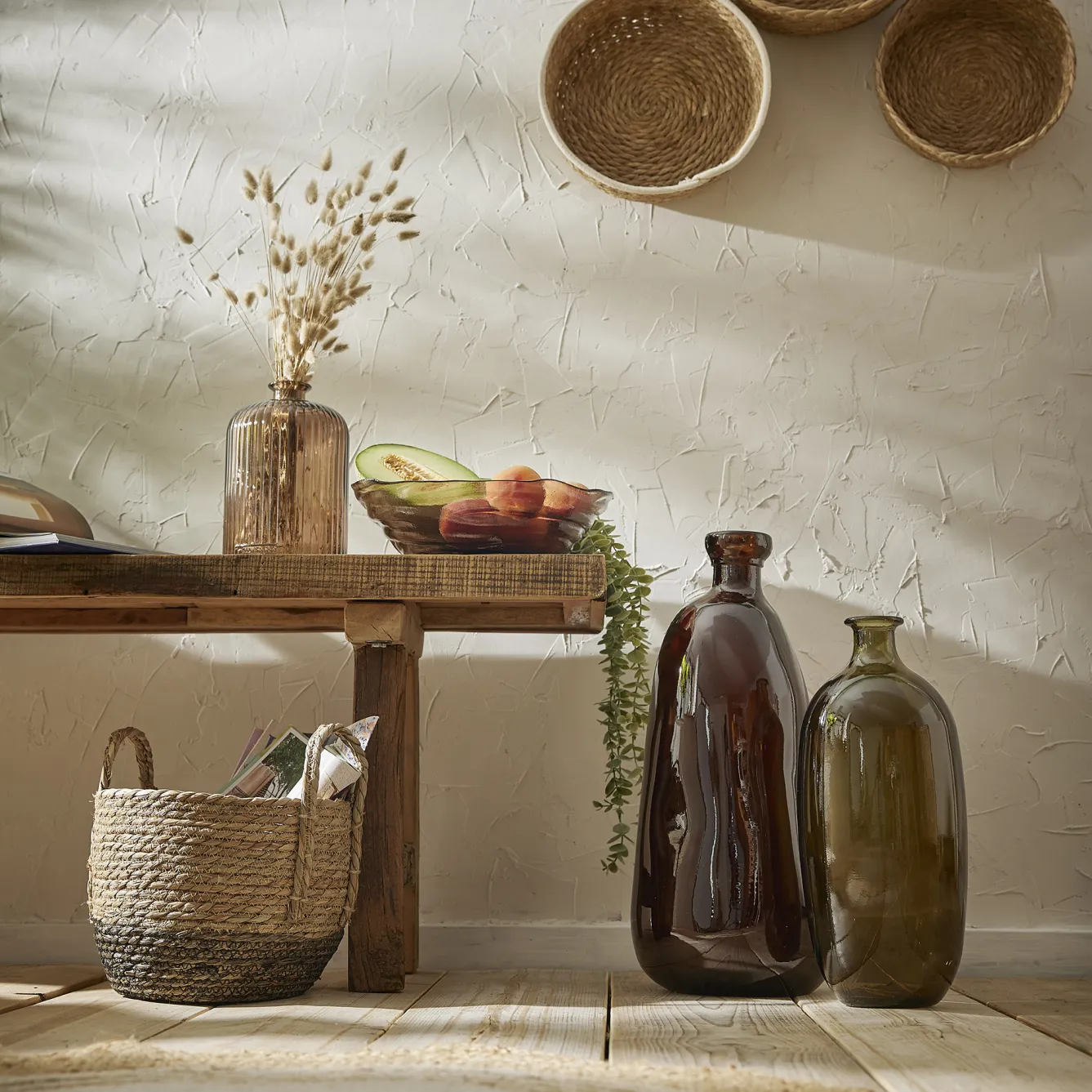 Flaschenvase Napoles, Dunkelgrün, 38 Cm Geschenkideen|Vasen & Kunstblumen