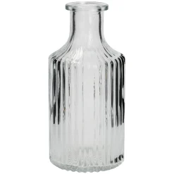 Sale Flaschen-Vase Rillen, Schmal, 7 X 14 Cm Tischdeko Hochzeit|Vasen & Kunstblumen