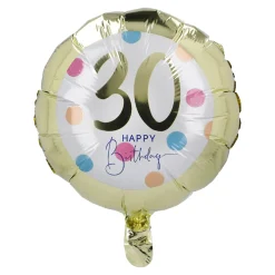New Folienballon Geburtstag, 30, 45 Cm Geburtstag