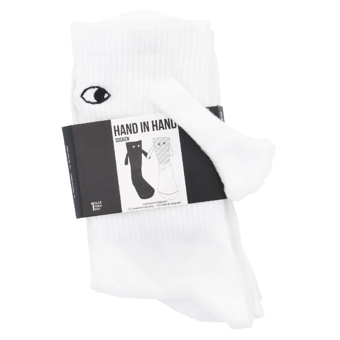Freunde-Socken Magnet, Weiß, Größe 43-46 Geschenkideen|Fashion