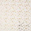 Outlet Geschenkpapier Prägung, Sterne/creme, 2 M Geschenkverpackungen