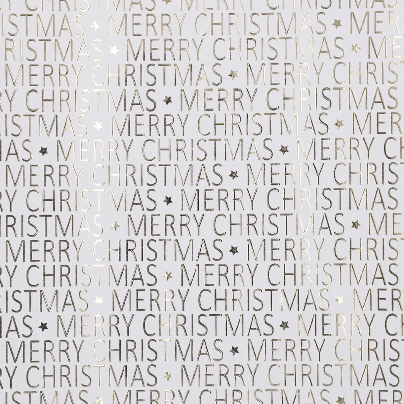 Sale Geschenkpapier Prägung/Schrift, Creme/gold, 2 M Geschenkverpackungen|Weihnachten