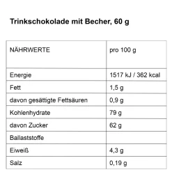 Online Geschenk-Set Trinkschokolade + Becher, Haus/Lichterkette Küche|Weihnachtsgeschenke