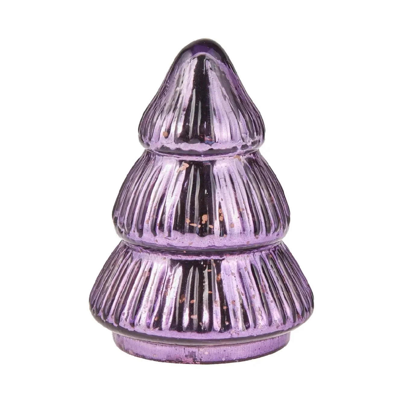 Best Glas-Tanne Antik, Lila, 8.5 X 11 Cm Weihnachtsdeko
