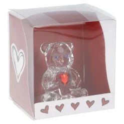 New Glas-Teddybär Mit Herz, 4.5 Cm Figuren
