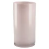 Best Glas-Vase Zylinder/Opal, Rosa, 12 X 24 Cm Geschenkideen|Tischdeko