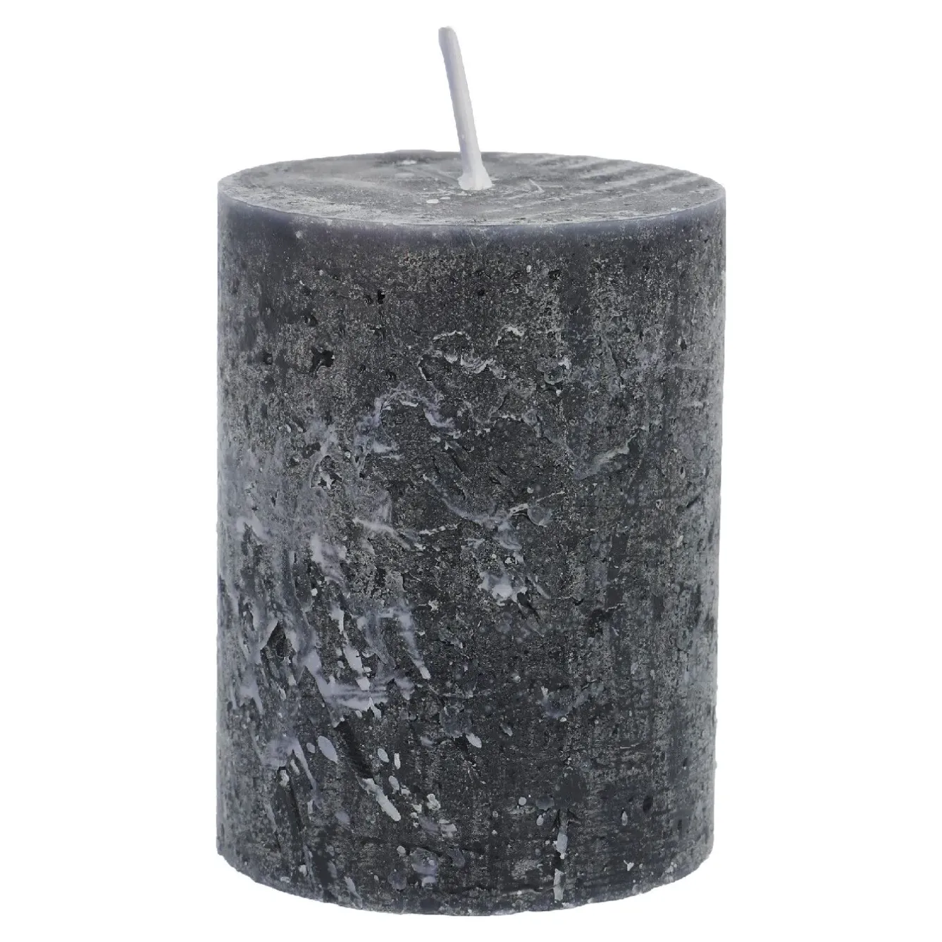 Outlet Kerze Rustik, Lara, Schwarz, 9 Cm Kerzen & Kerzenständer|Weihnachtskerzen