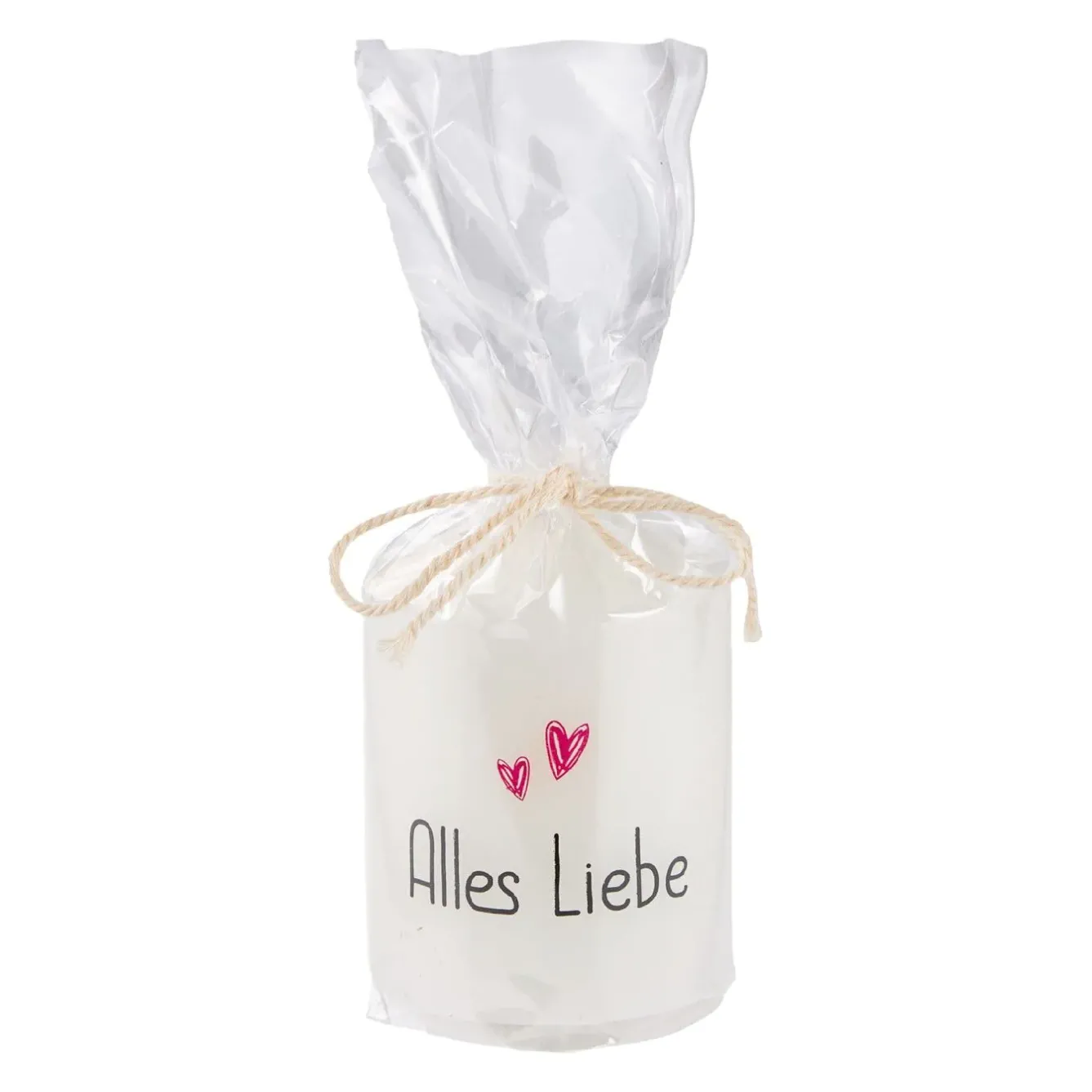 Hot Kerze Spruch, Alles Liebe, 6 X 8 Cm Kerzen & Kerzenständer
