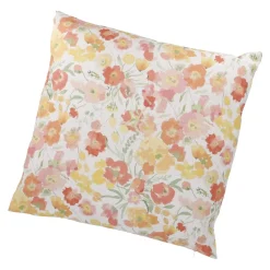 Sale Kissen Floral, Orange/gelb, 45 X 45 Cm Textilien