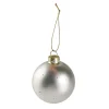 Sale Kugel Punkte, Weiß, 7 Cm Weihnachtsbaumschmuck