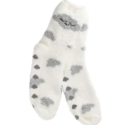 Hot Kuschelsocken Anti-Rutsch, Wolke/offwhite Geschenkideen|Fashion