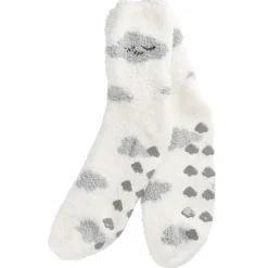 Hot Kuschelsocken Anti-Rutsch, Wolke/offwhite Geschenkideen|Fashion