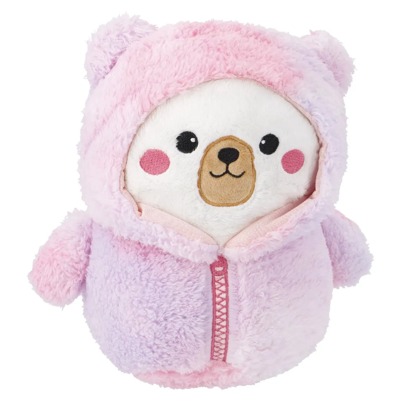 Hot Kuscheltier Hoodie, Bär/weiß, 28 Cm Geschenkideen|Kuscheltiere
