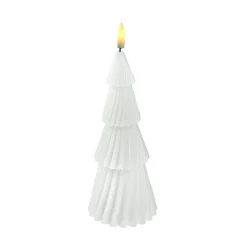 Outlet LED-Kerze Tanne, Weiß, 18.5 Cm Lichterwelt|Kerzen & Kerzenständer