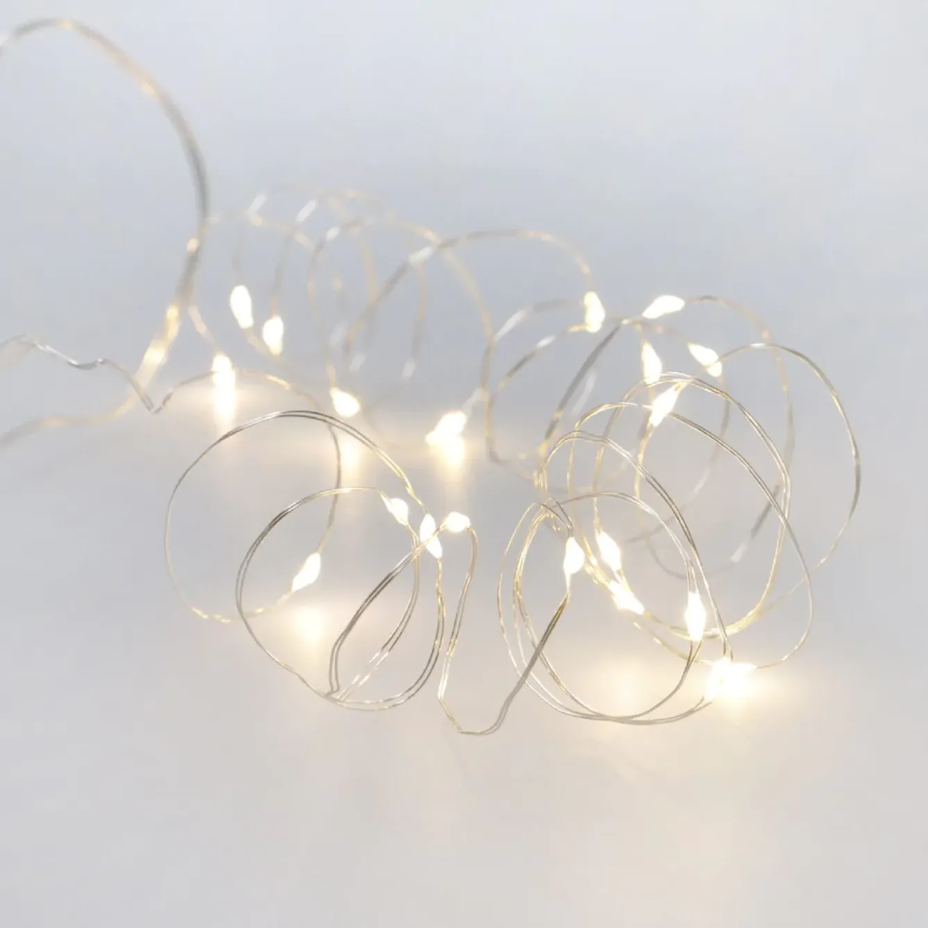 LED-Lichterkette, Silber, 190 Cm Raumdeko Hochzeit|Hochzeitsdeko