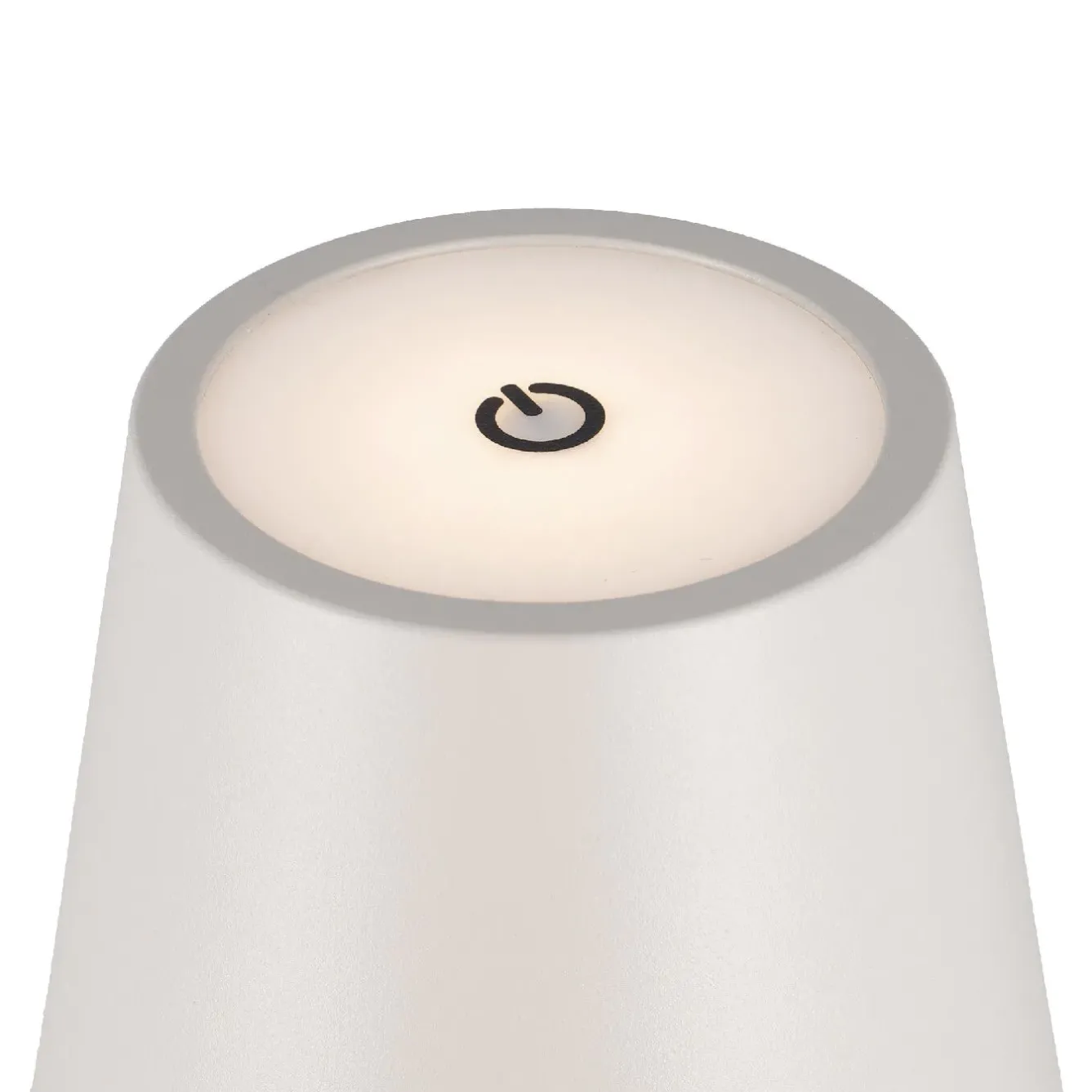 New LED-Tischlampe Akku, Grau, 37 Cm Geschenkideen|Lichterwelt