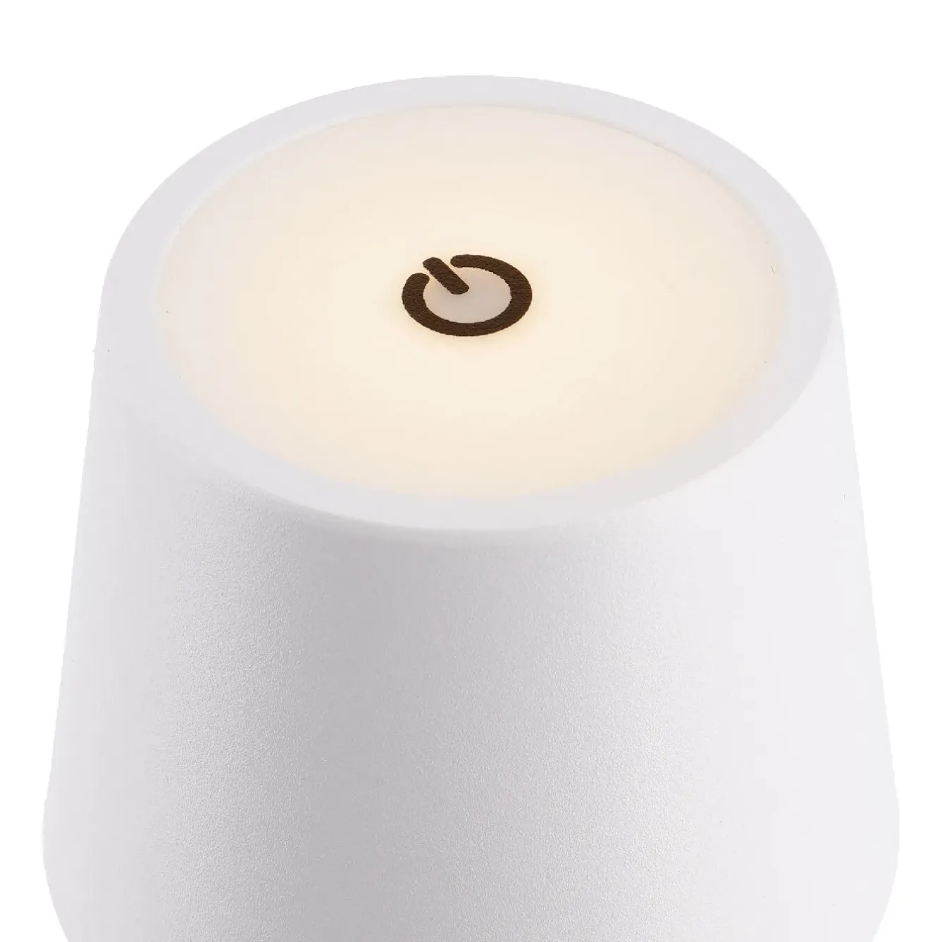New LED-Tischlampe Akku, Weiß, 28 Cm Geschenkideen|Lichterwelt