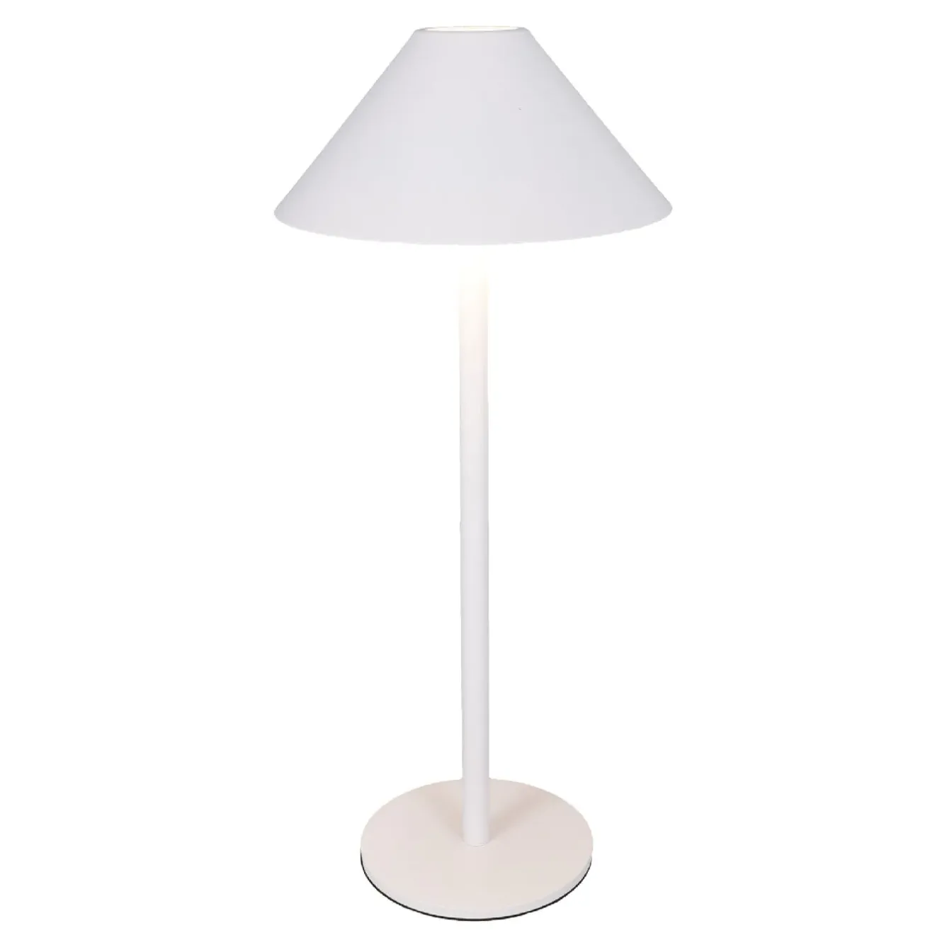 Hot LED-Tischlampe Schirm, Weiß, 34 Cm Geschenkideen|Lichterwelt