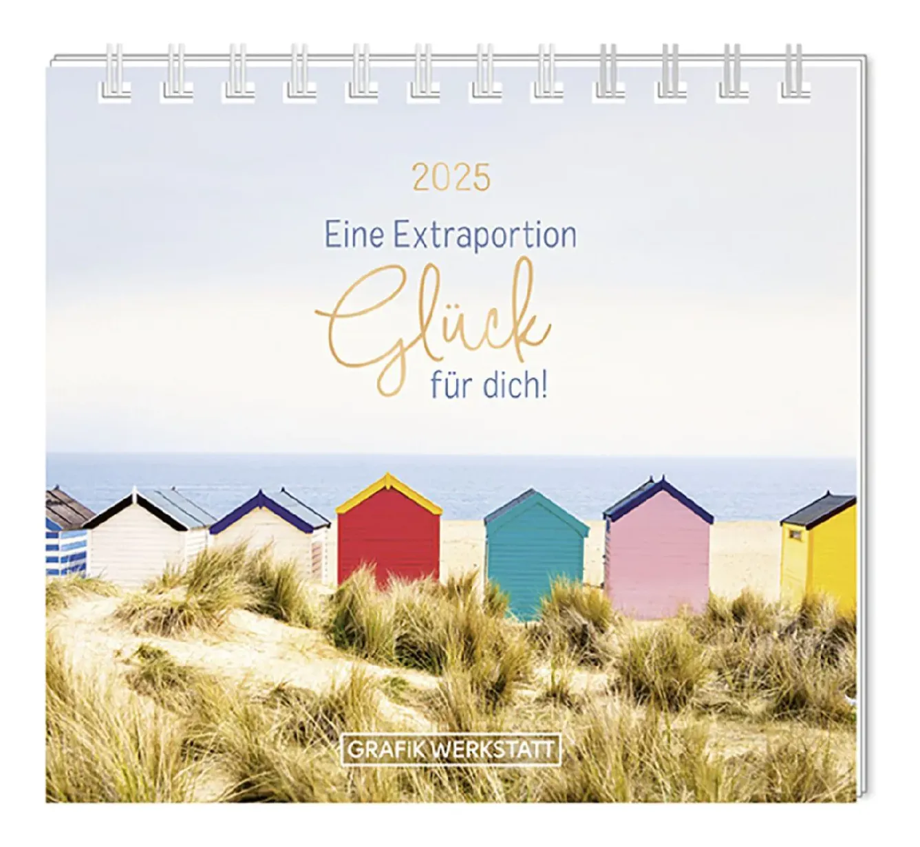 Discount Mini-Tischkalender 2025, Eine Extraportion Glück Kalender & Planer|Weihnachtsgeschenke