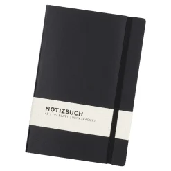 New Notizbuch A5, Uni, Schwarz Kalender & Planer