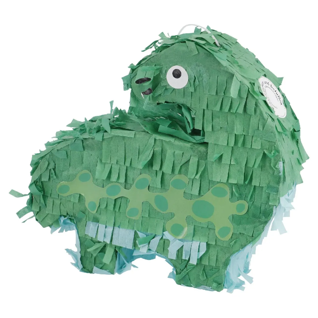 Pinata Mini, Dino/grün, Höhe 16 Cm Geburtstag