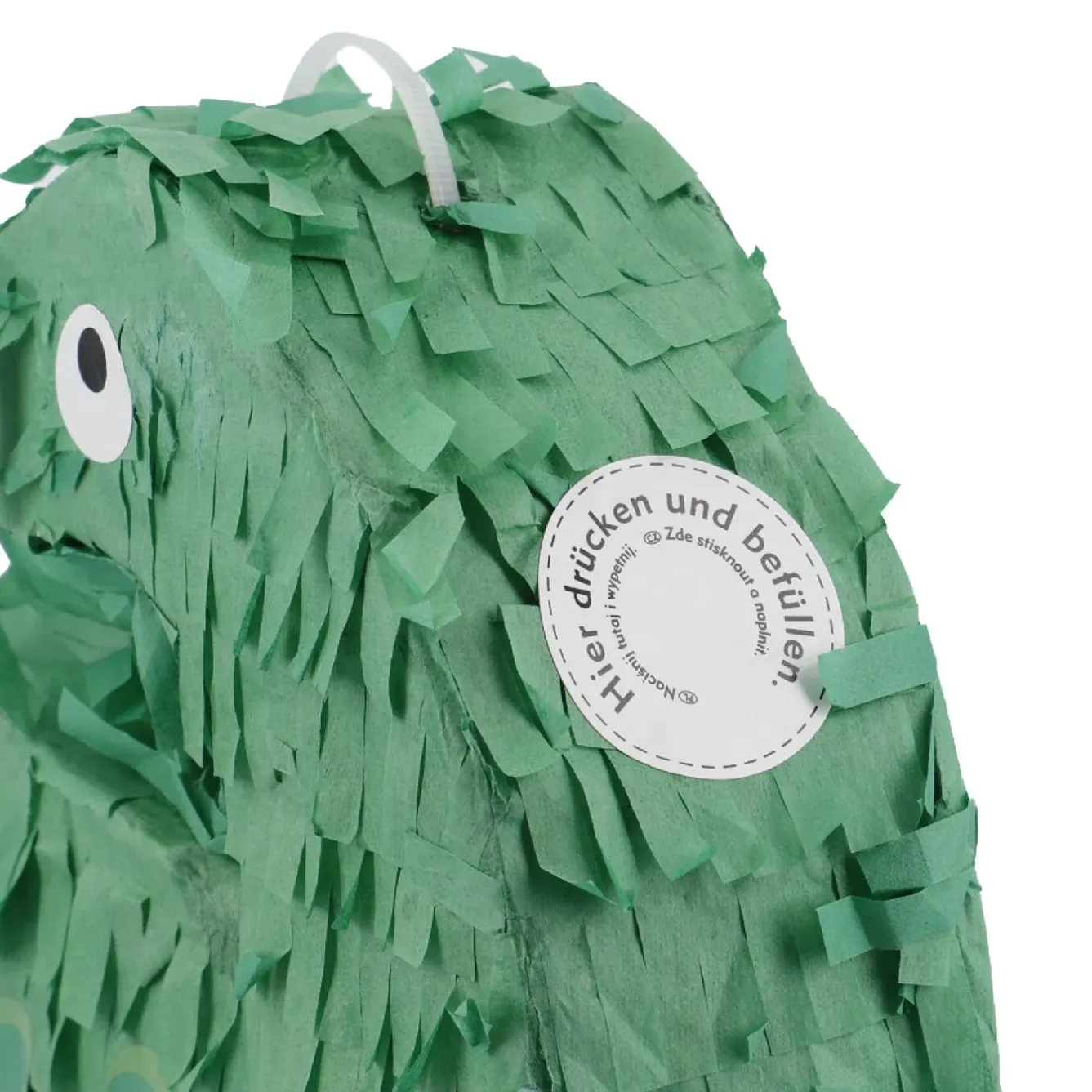 Pinata Mini, Dino/grün, Höhe 16 Cm Geburtstag
