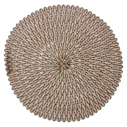Platzset Aurora, Rund/schwarz, 38 Cm Küche